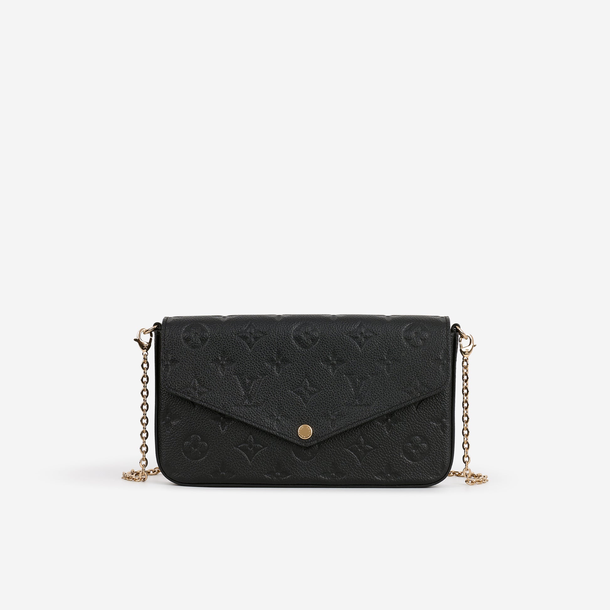 Louis Vuitton Pochette Felicie - Black Empreinte | Gold Hardware - Bagista
