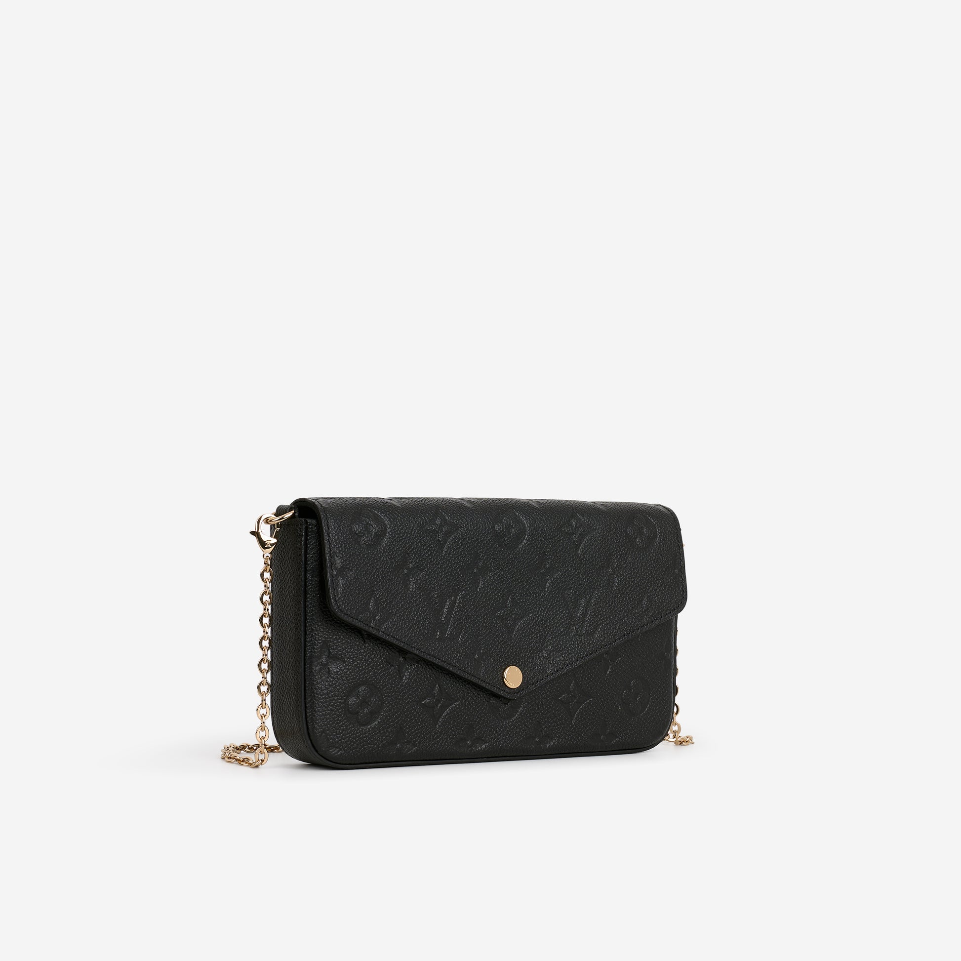 Louis Vuitton Pochette Felicie - Black Empreinte | Gold Hardware - Bagista