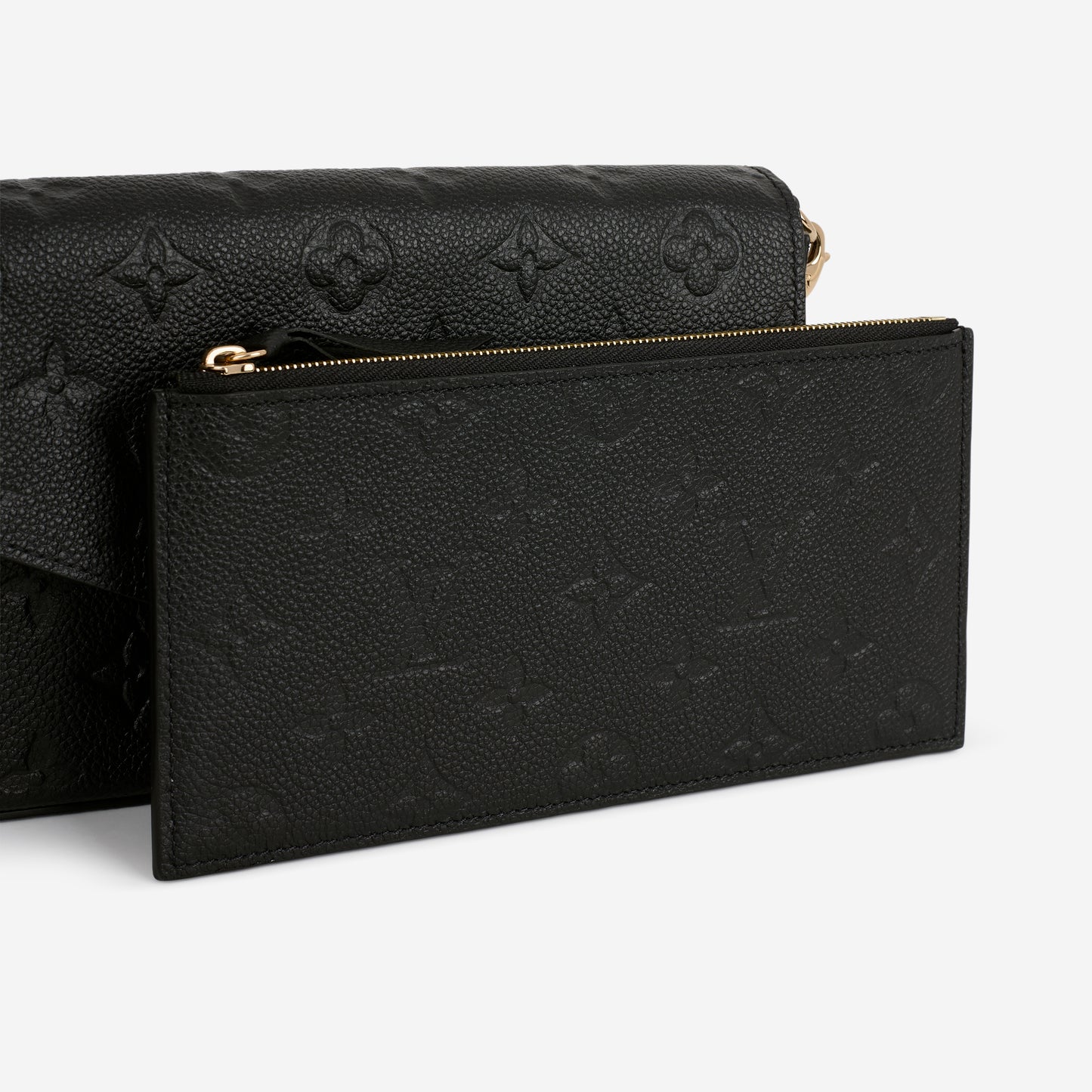 Louis Vuitton Pochette Felicie - Black Empreinte | Gold Hardware - Bagista
