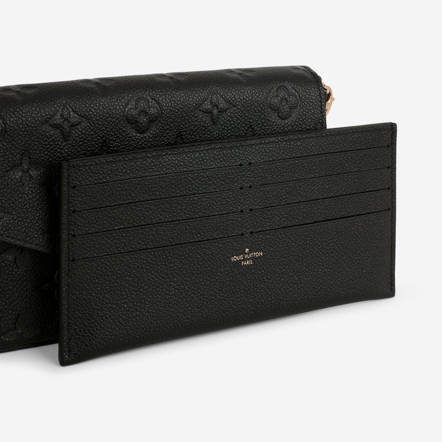 Louis Vuitton Pochette Felicie - Black Empreinte | Gold Hardware - Bagista