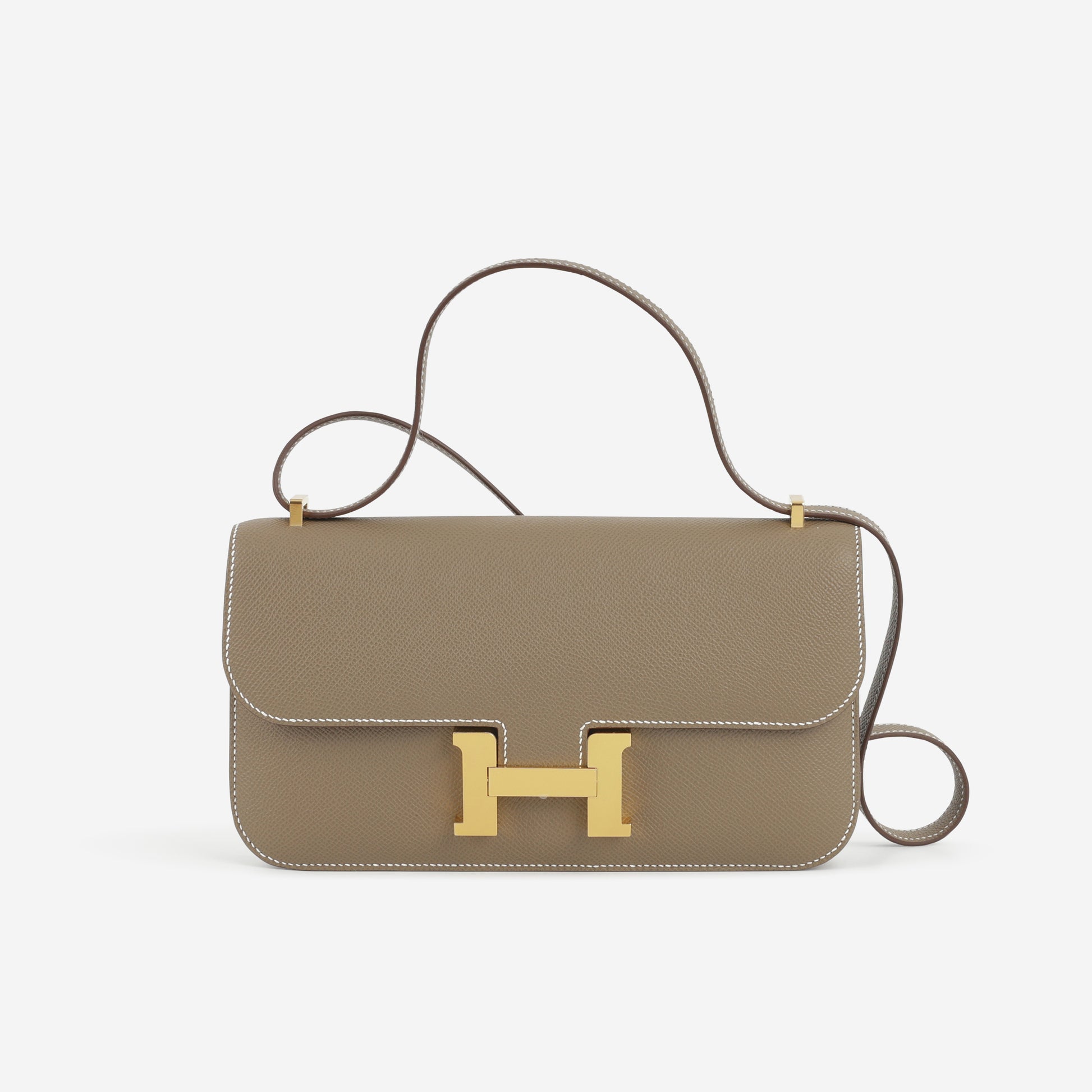 Hermès Constance Elan - Etoupe Epsom | Gold Hardware - Bagista