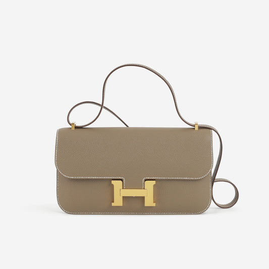 Hermès Constance Elan - Etoupe Epsom | Gold Hardware