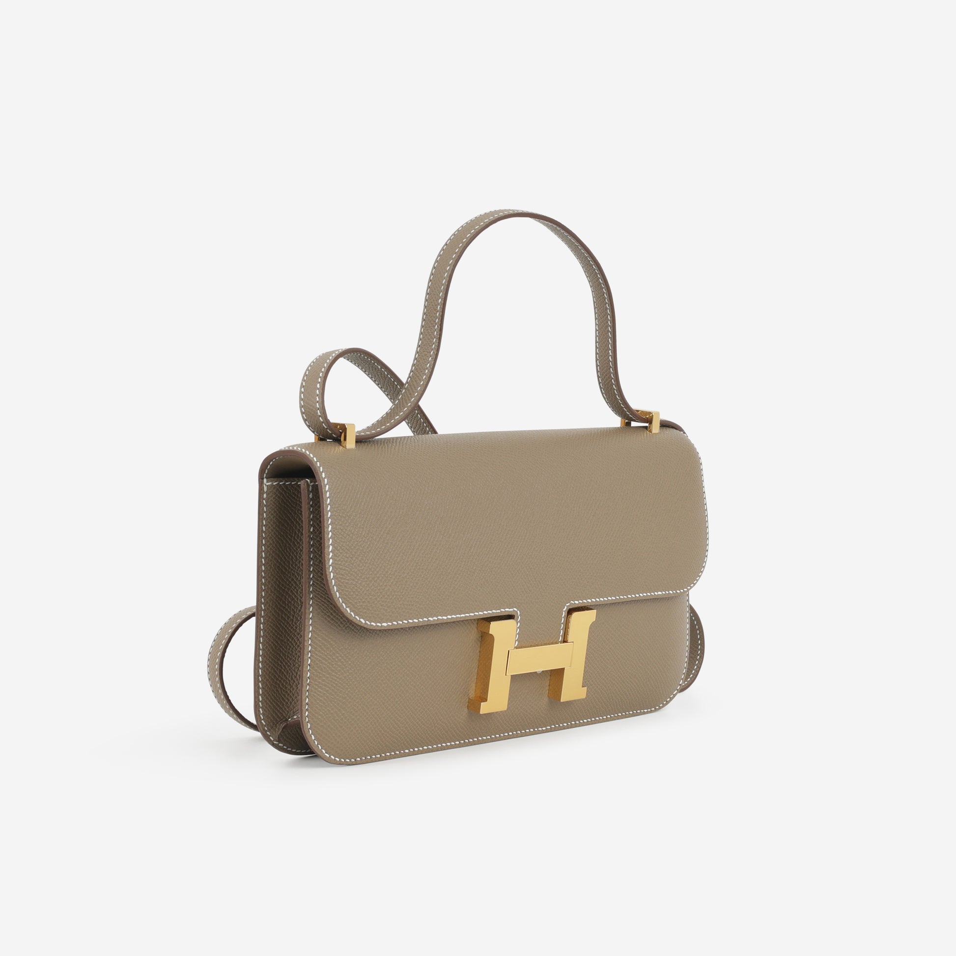 Hermès Constance Elan - Etoupe Epsom | Gold Hardware - Bagista