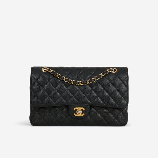 Chanel Medium Classic Flap - Black Caviar | Gold Hardware