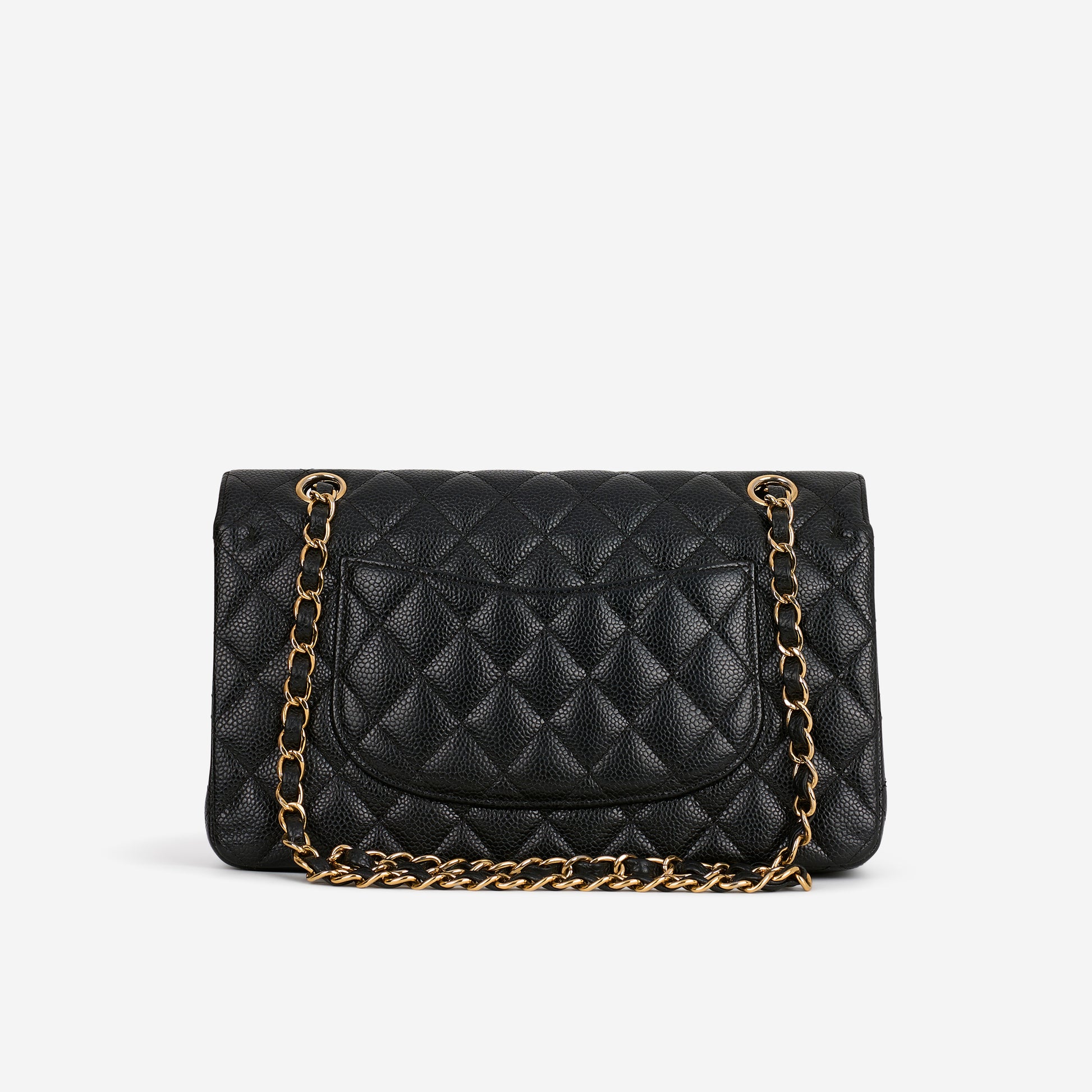 Chanel Medium Classic Flap - Black Caviar | Gold Hardware - Bagista