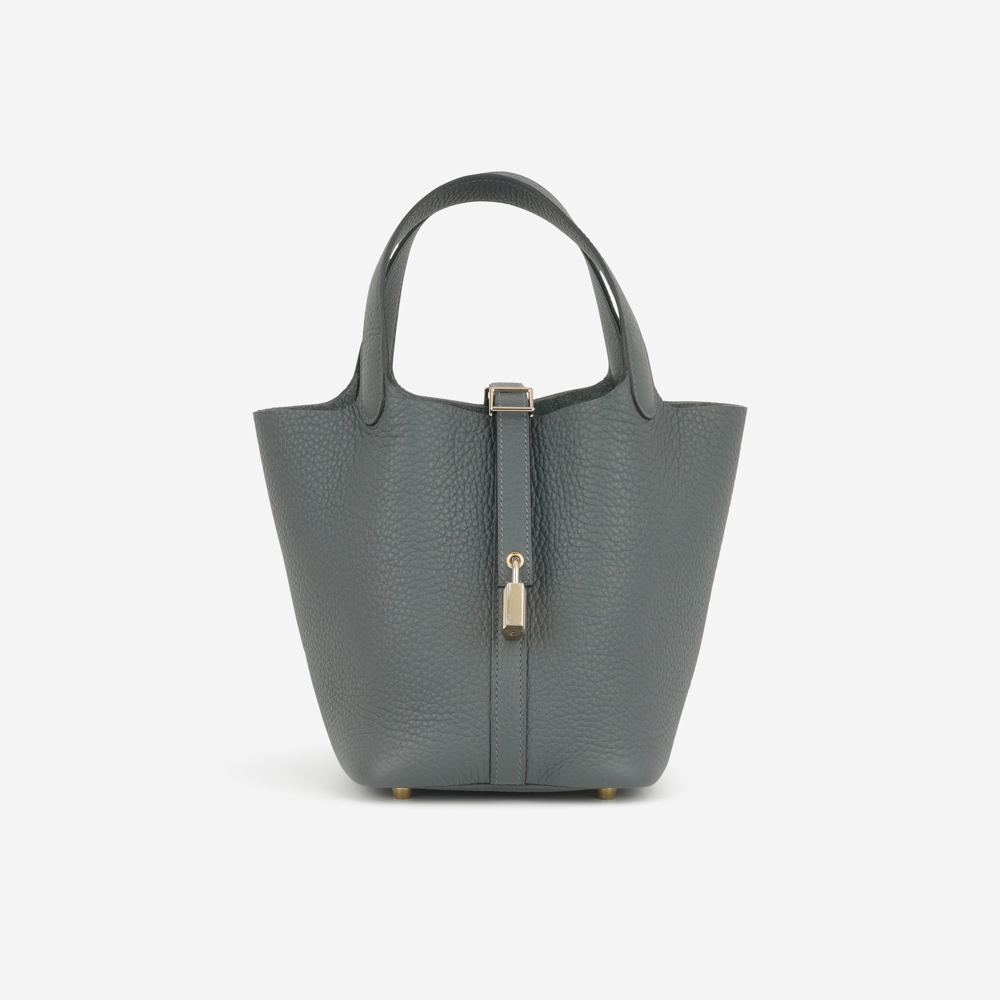 Hermès Picotin 18 - Gris Misty Clemence | Permabrass Hardware - Bagista