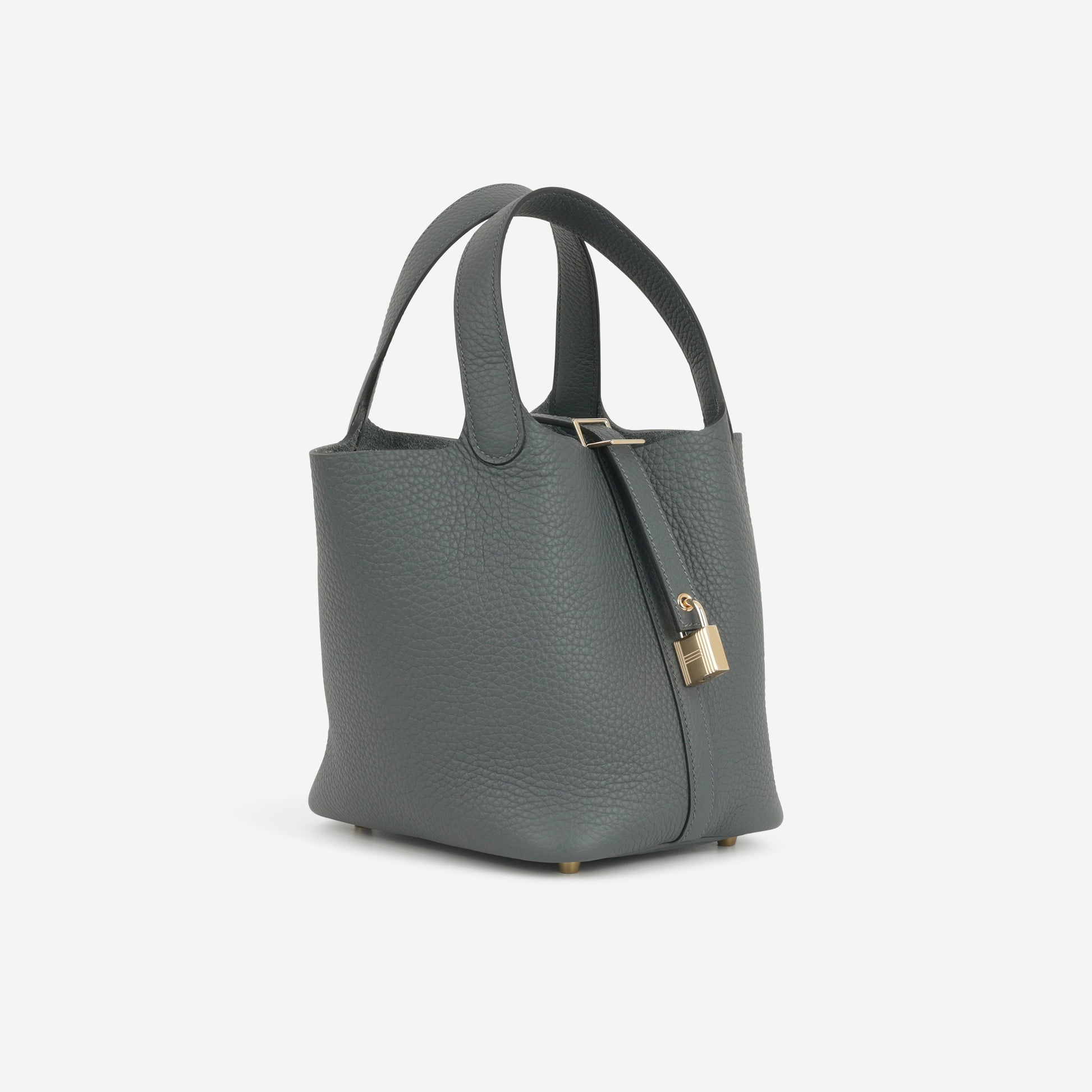 Hermès Picotin 18 - Gris Misty Clemence | Permabrass Hardware - Bagista