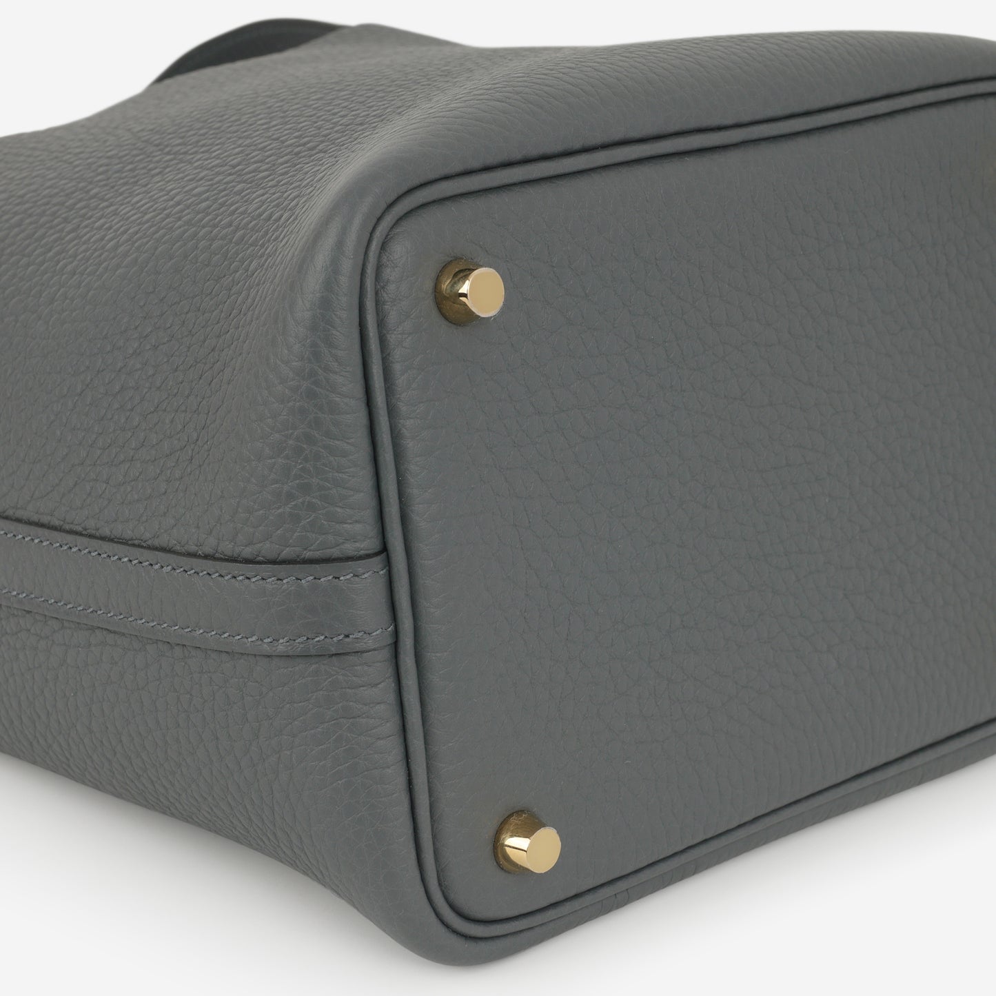 Hermès Picotin 18 - Gris Misty Clemence | Permabrass Hardware - Bagista
