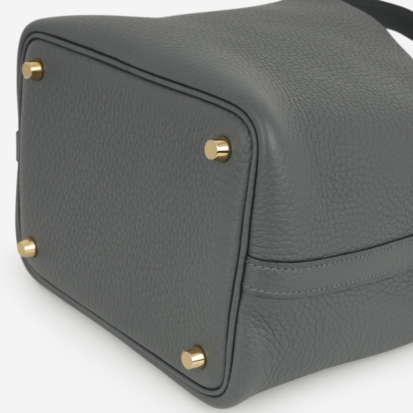 Hermès Picotin 18 - Gris Misty Clemence | Permabrass Hardware - Bagista