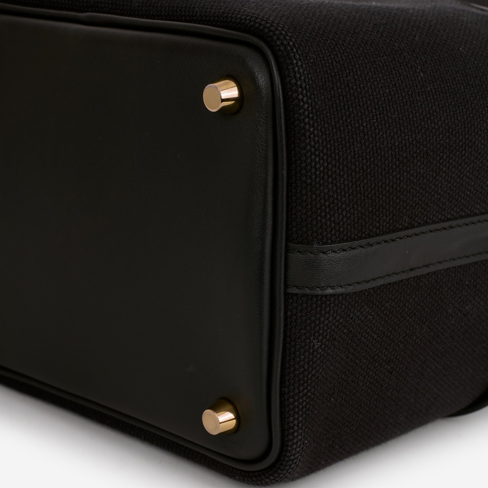 Hermès Picotin 18 Cargo - Noir Canvas / Swift | Gold Hardware - Bagista