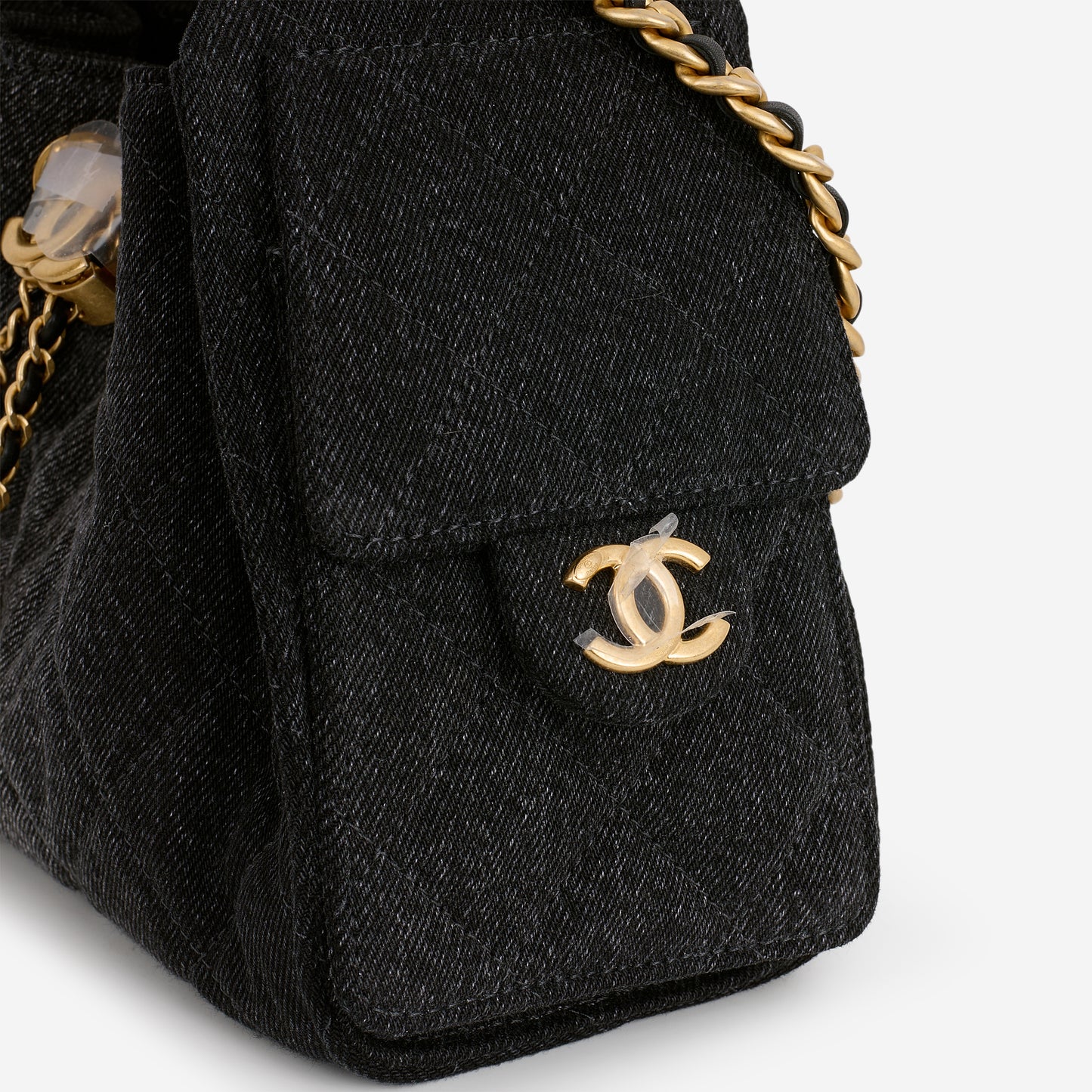 Chanel Mini 25 Hobo - Dark Denim Ombre | Aged Gold Hardware - Bagista