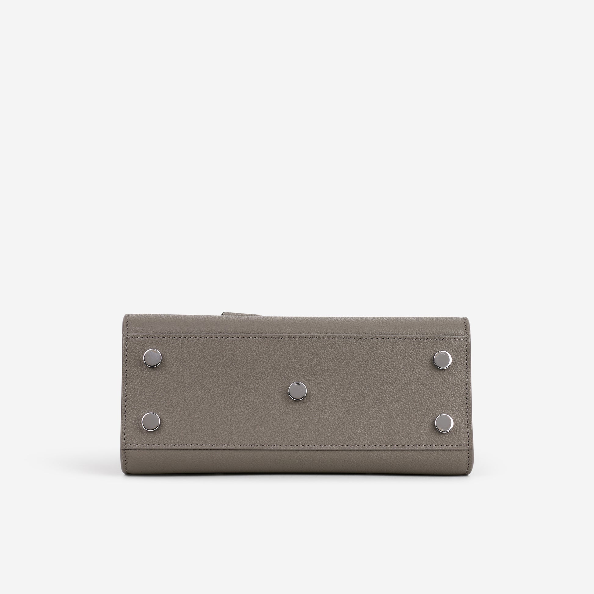 Saint Laurent Nano Sac De Jour - Grey Calfskin | Silver Hardware - Bagista