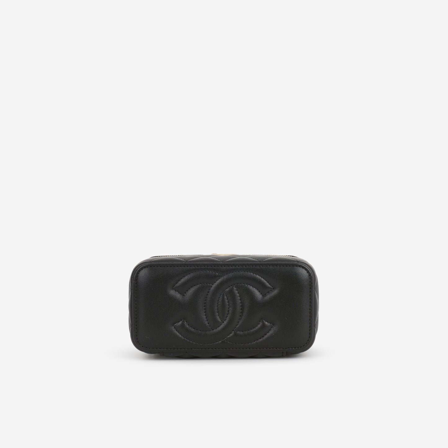 Chanel 26S Long Vanity with Chain - Black Lambskin | Gold Hardware
