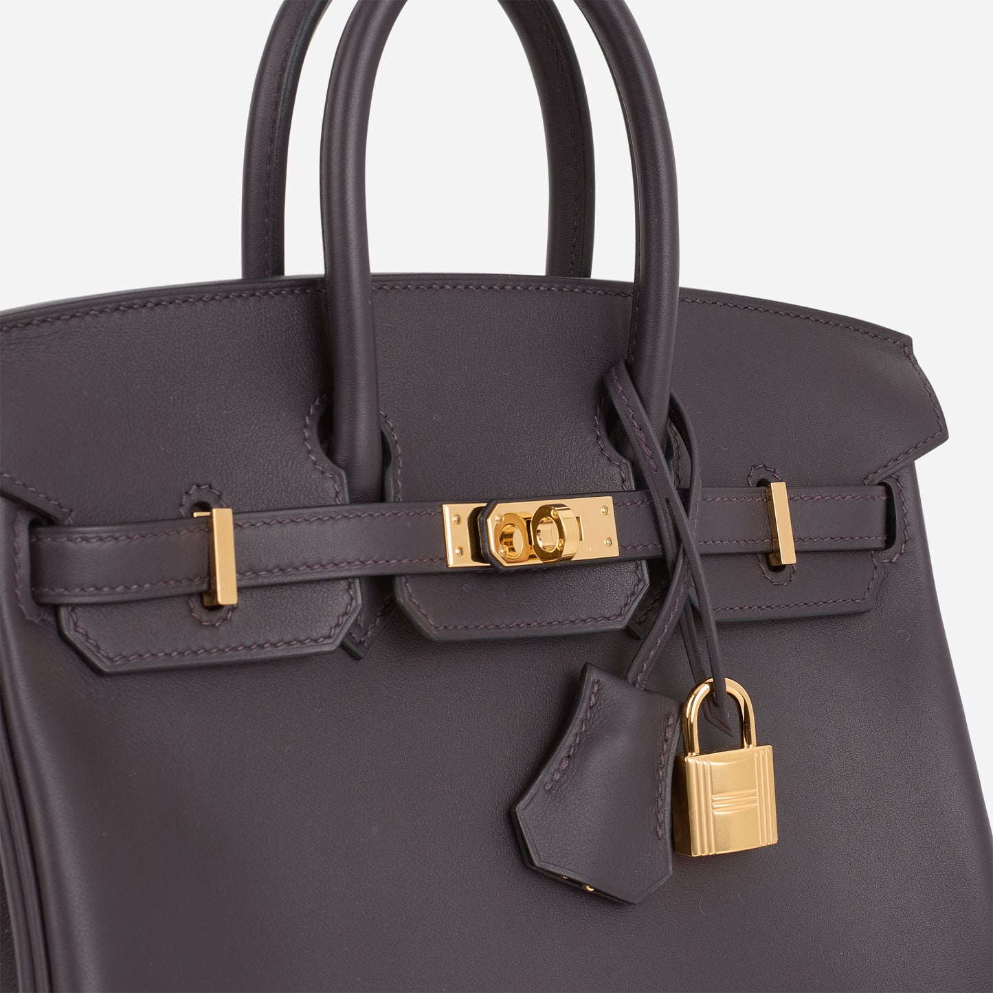 Hermès Birkin 25 - Prunoir Swift | Gold hardware - Bagista