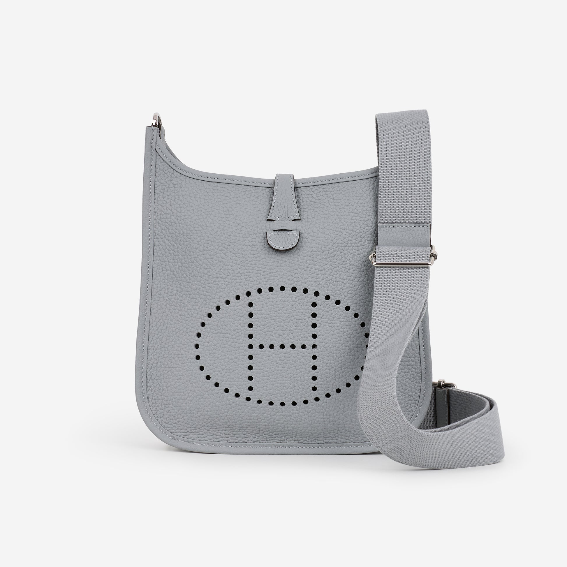 Hermès Evelyne 23 - Gris Pantin Clemence | Palladium Hardware - Bagista
