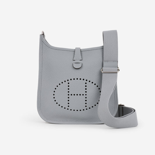 Hermès Evelyne 23 - Gris Pantin Clemence | Palladium Hardware - Bagista