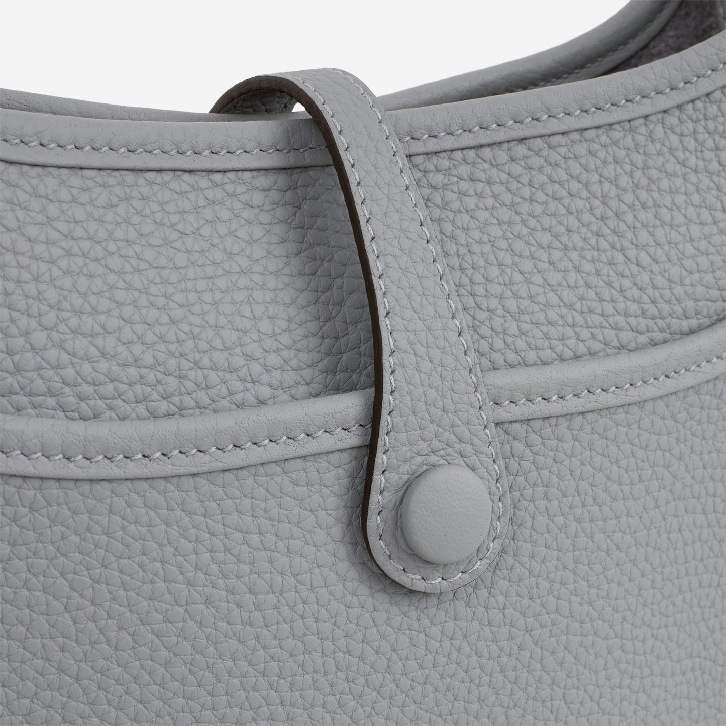 Hermès Evelyne 23 - Gris Pantin Clemence | Palladium Hardware - Bagista