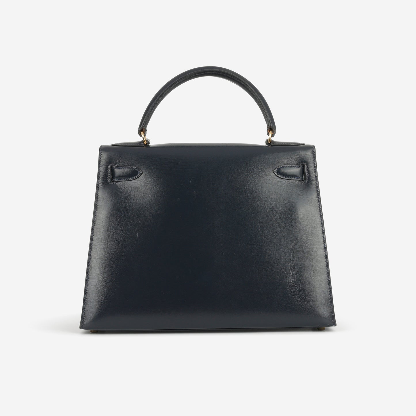 Hermès Vintage Kelly 28 - Bleu Marine Box Calf | Gold Hardware - Bagista