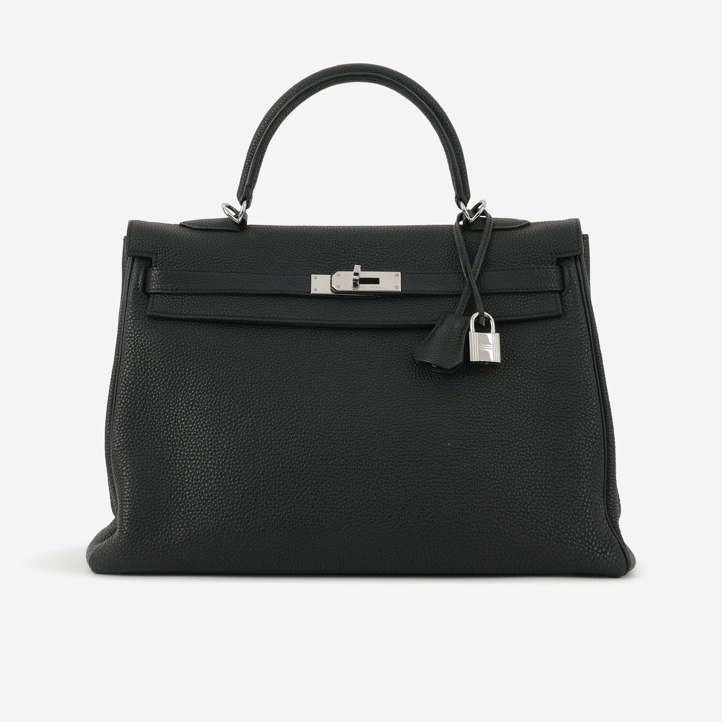 Hermès Kelly 35 - Black Togo | Palladium Hardware - Bagista