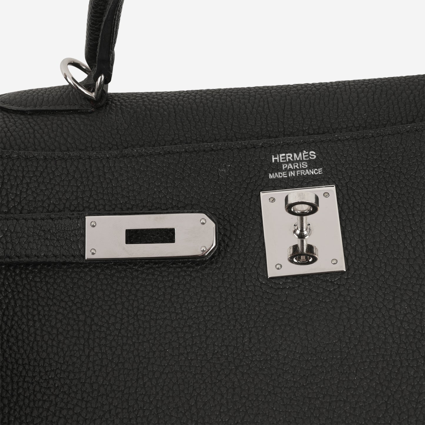 Hermès Kelly 35 - Black Togo | Palladium Hardware - Bagista