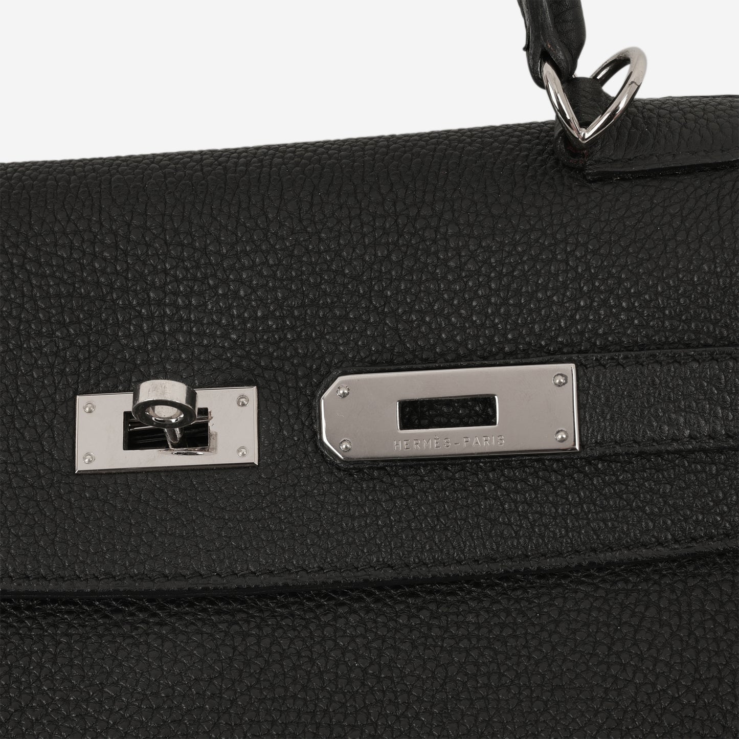 Hermès Kelly 35 - Black Togo | Palladium Hardware - Bagista