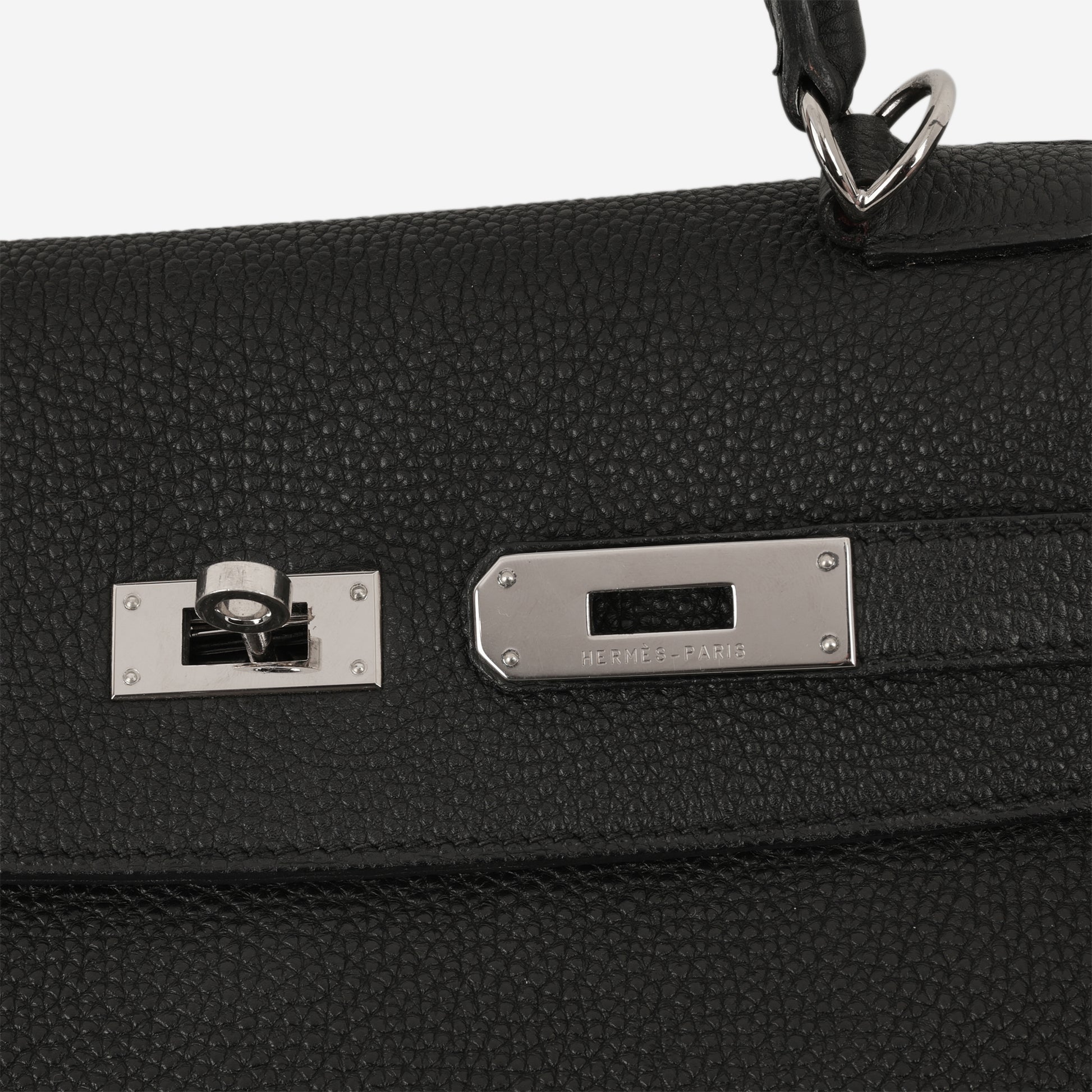 Hermès Kelly 35 - Black Togo | Palladium Hardware - Bagista