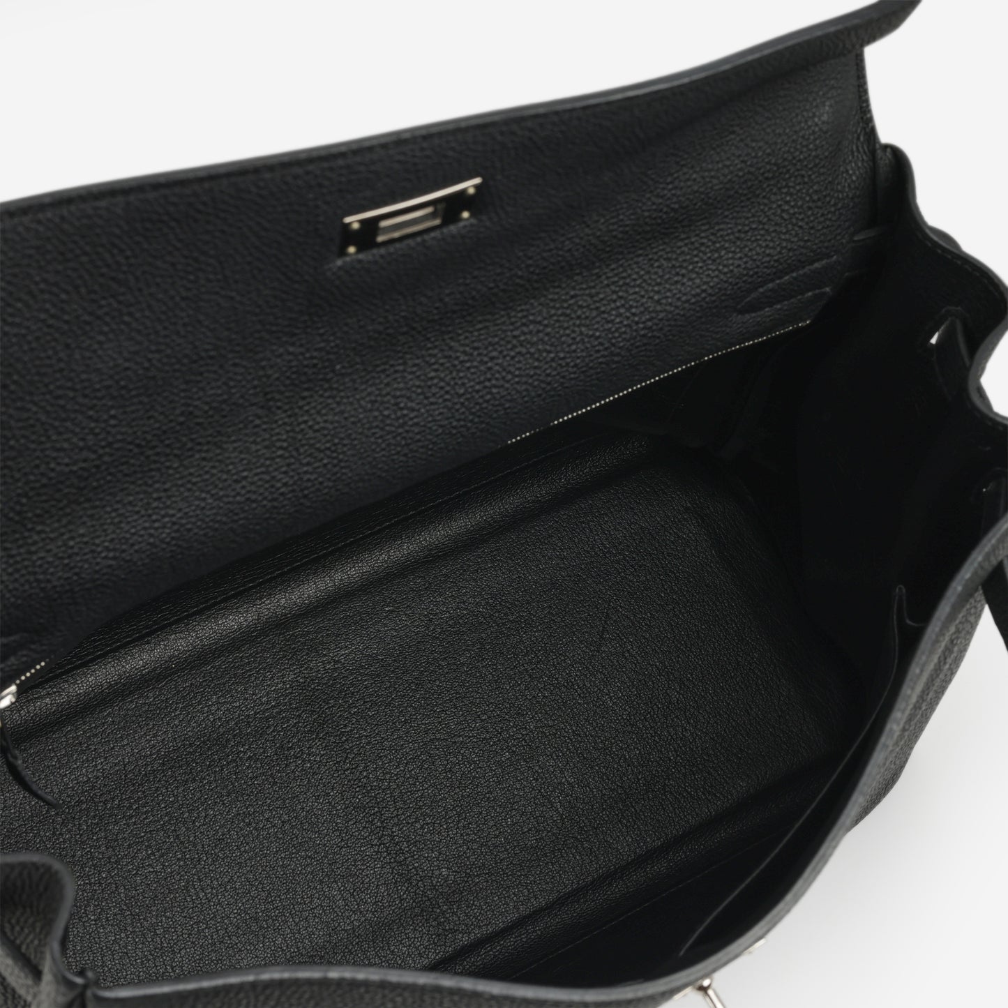 Hermès Kelly 35 - Black Togo | Palladium Hardware - Bagista