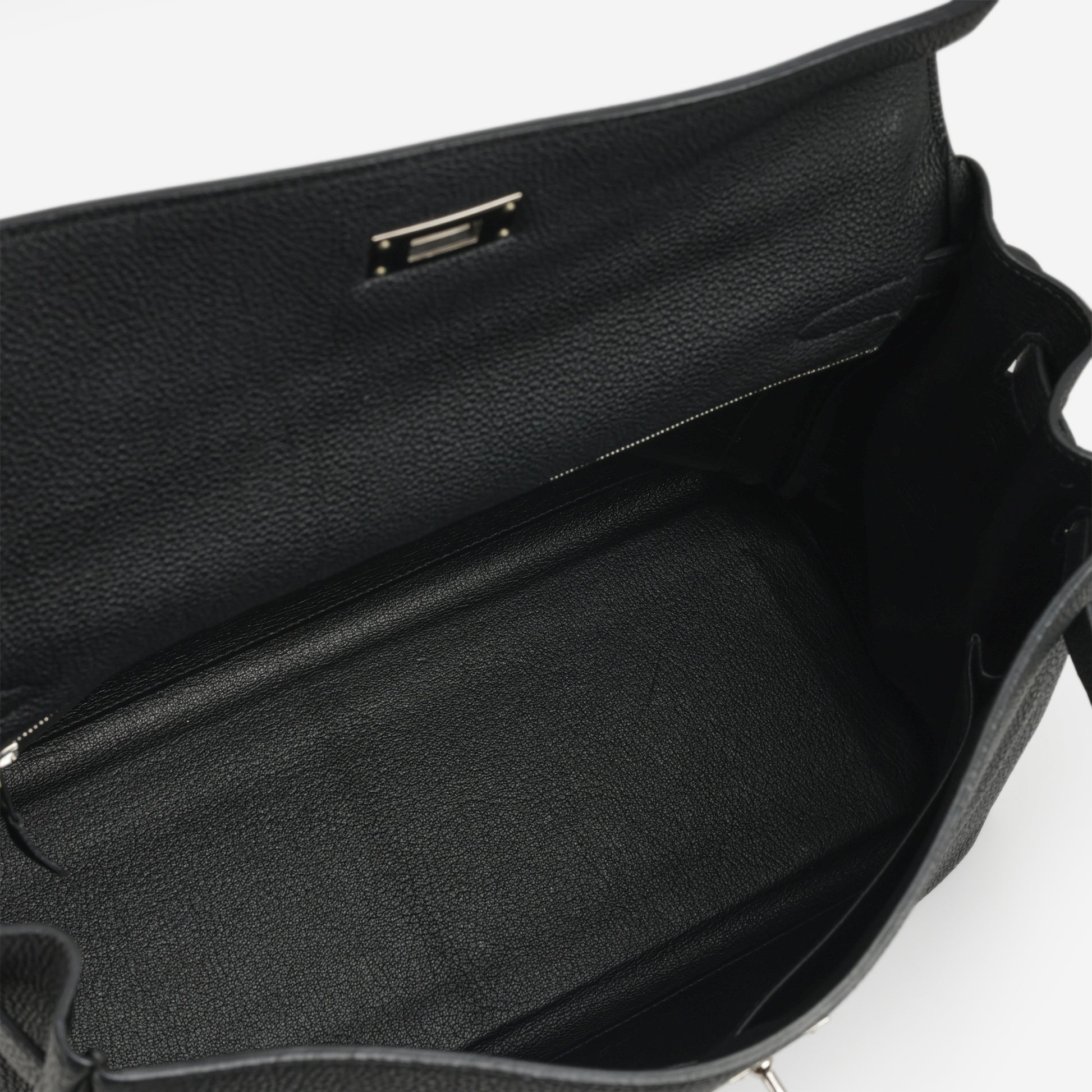 Hermès Kelly 35 - Black Togo | Palladium Hardware - Bagista