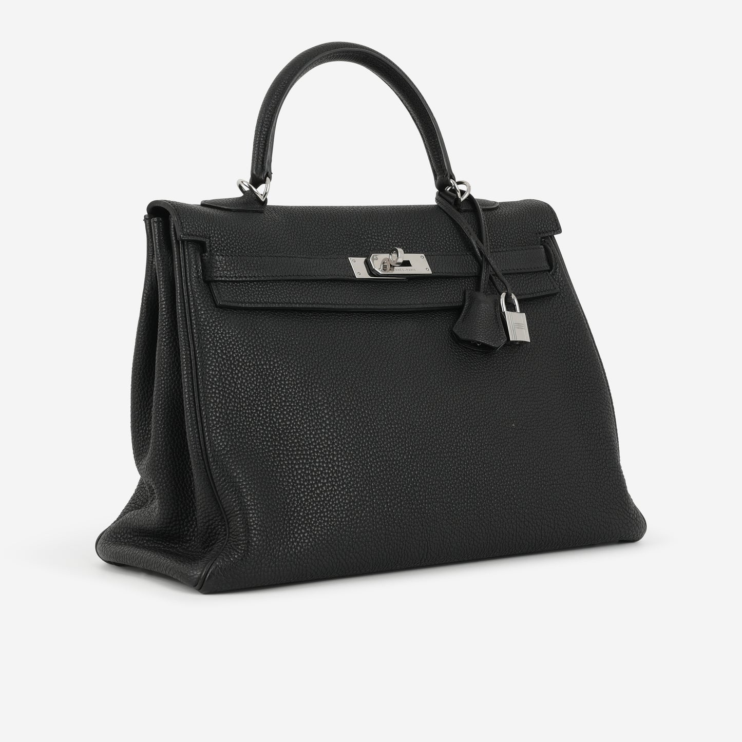 Hermès Kelly 35 - Black Togo | Palladium Hardware - Bagista