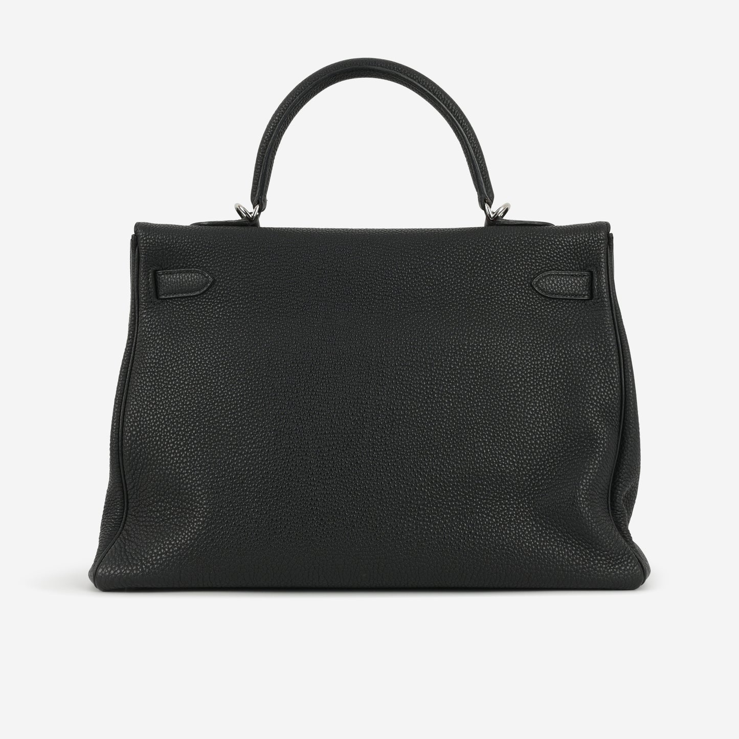Hermès Kelly 35 - Black Togo | Palladium Hardware - Bagista