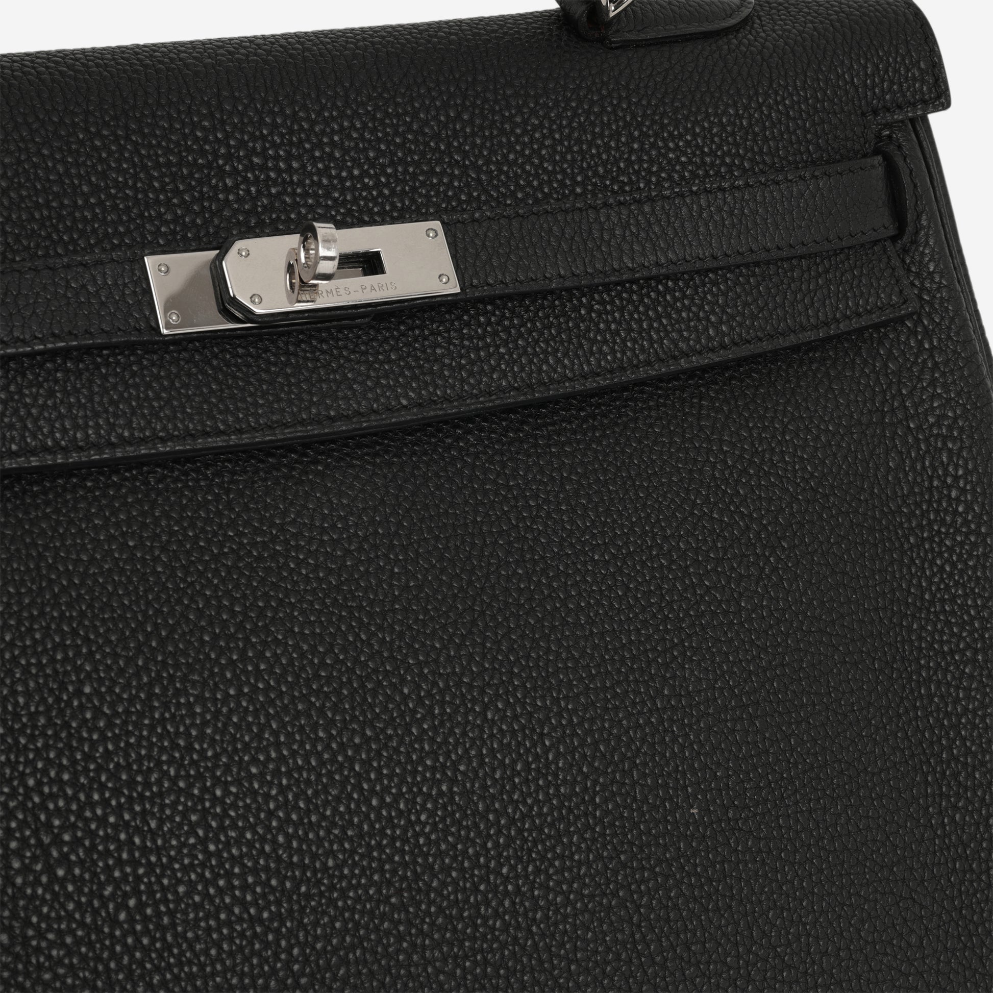 Hermès Kelly 35 - Black Togo | Palladium Hardware - Bagista