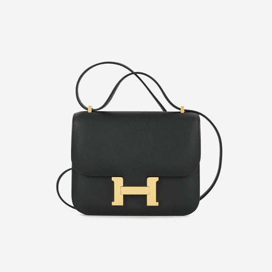 Hermès Constance 18 - Black Epsom | Gold Hardware - Bagista