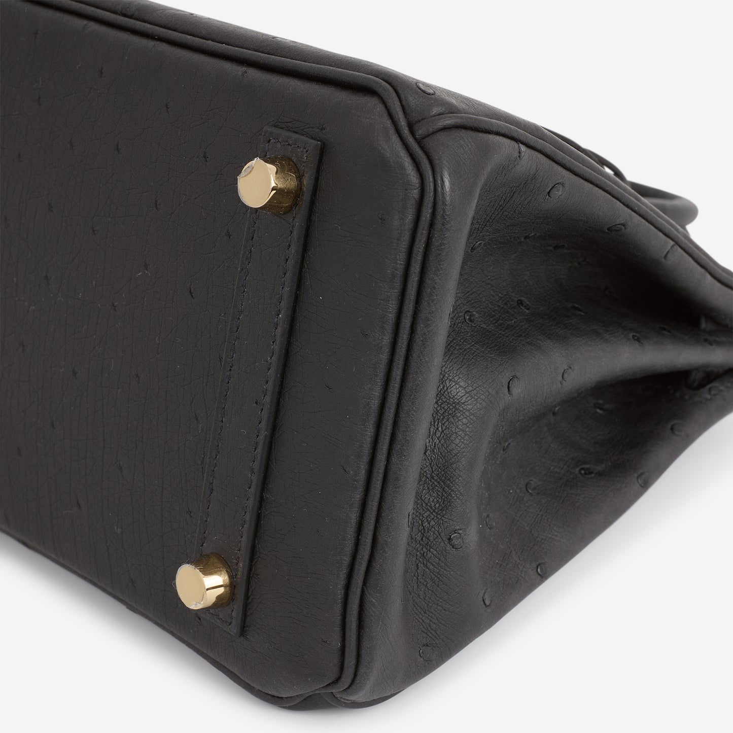 Hermès Birkin 25 - Black Ostrich | Gold Hardware