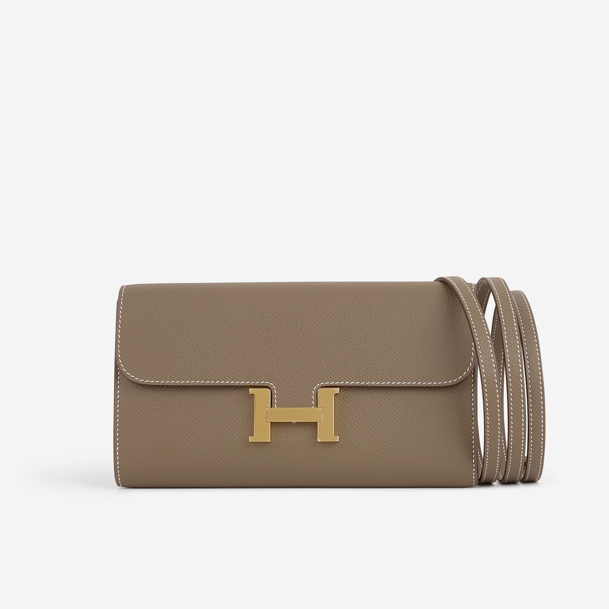 Hermès Constance To Go - Etoupe Epsom | Gold Hardware - Bagista