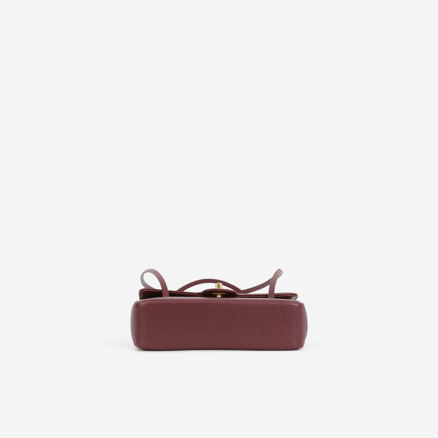 Chanel SS26 Small Preppy Coco Flap - Maroon Caviar | Gold Hardware