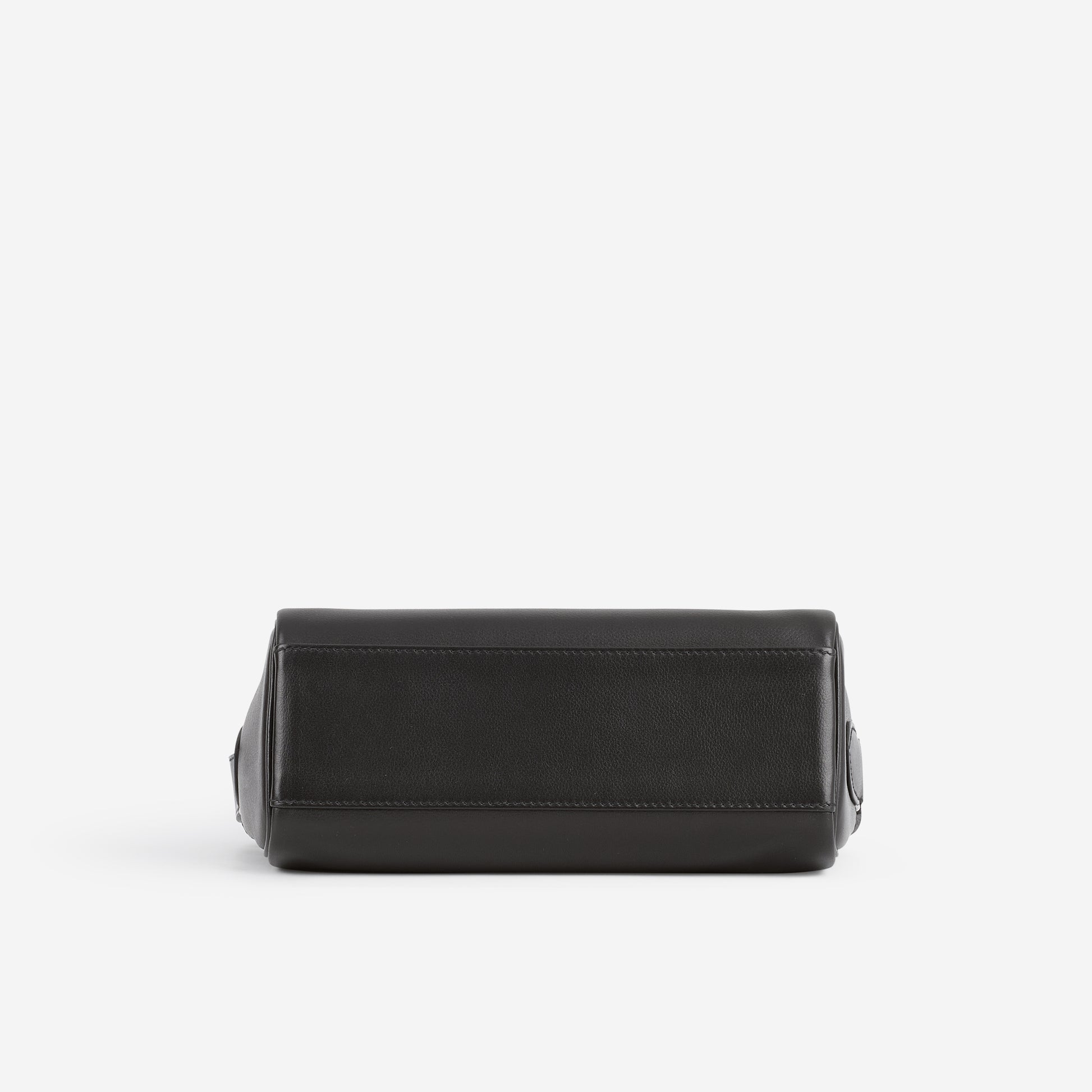 Hermès Kelly Messenger PM - Black Evergrain | Palladium Hardware - Bagista