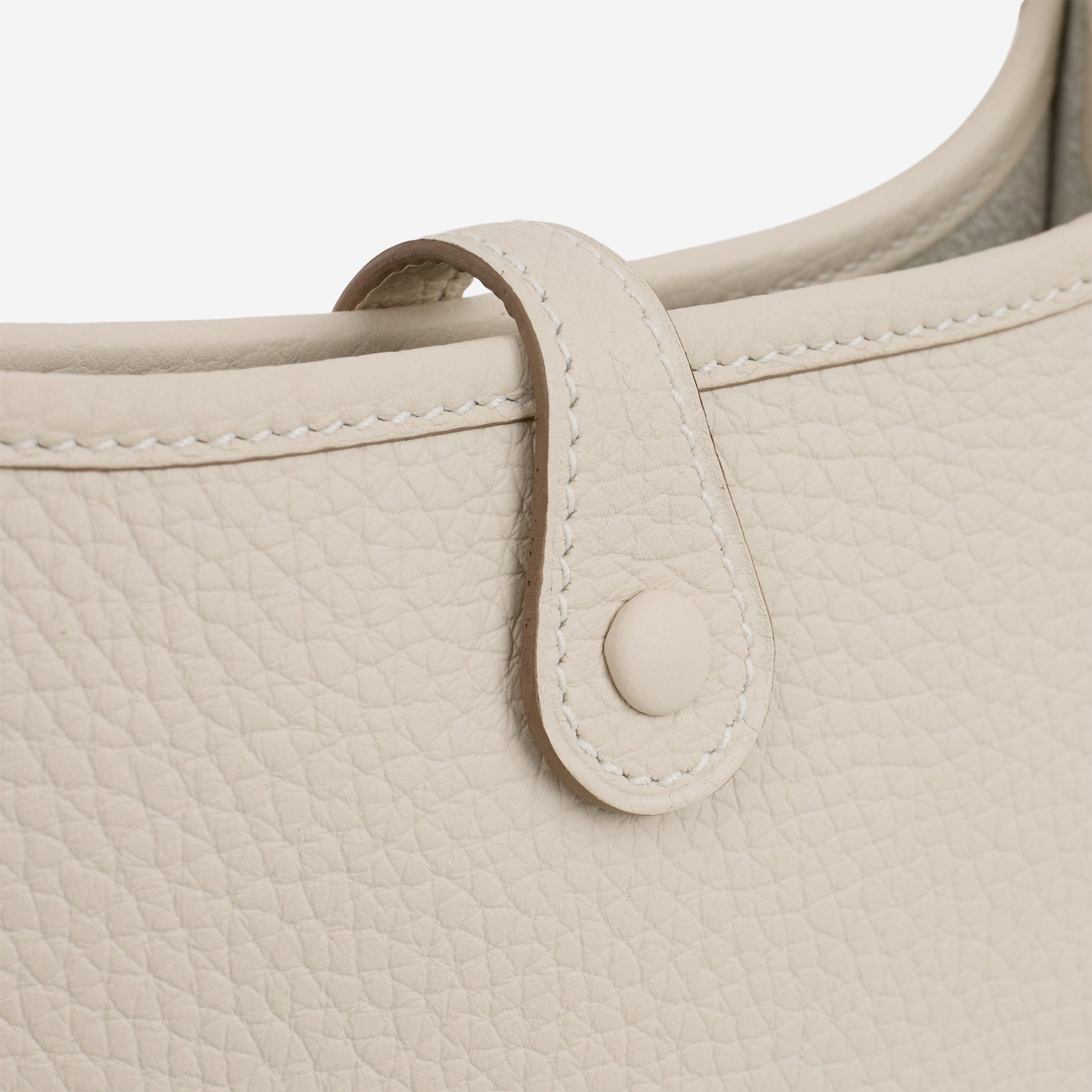 Hermès Mini Evelyne 16 - Craie Clemence | Gold Hardware - Bagista