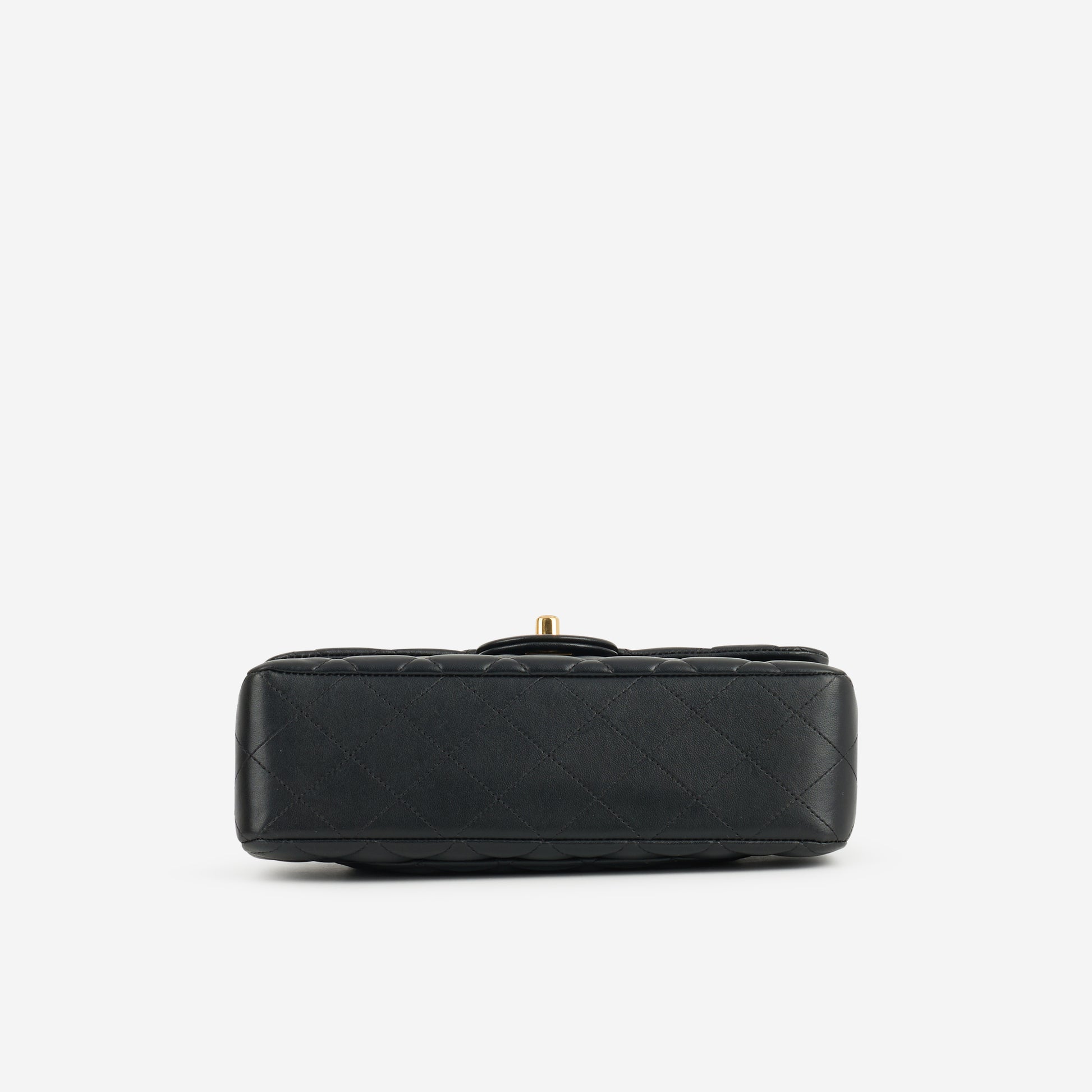 Chanel Small Classic Flap - Black Lambskin | Gold Hardware - Bagista
