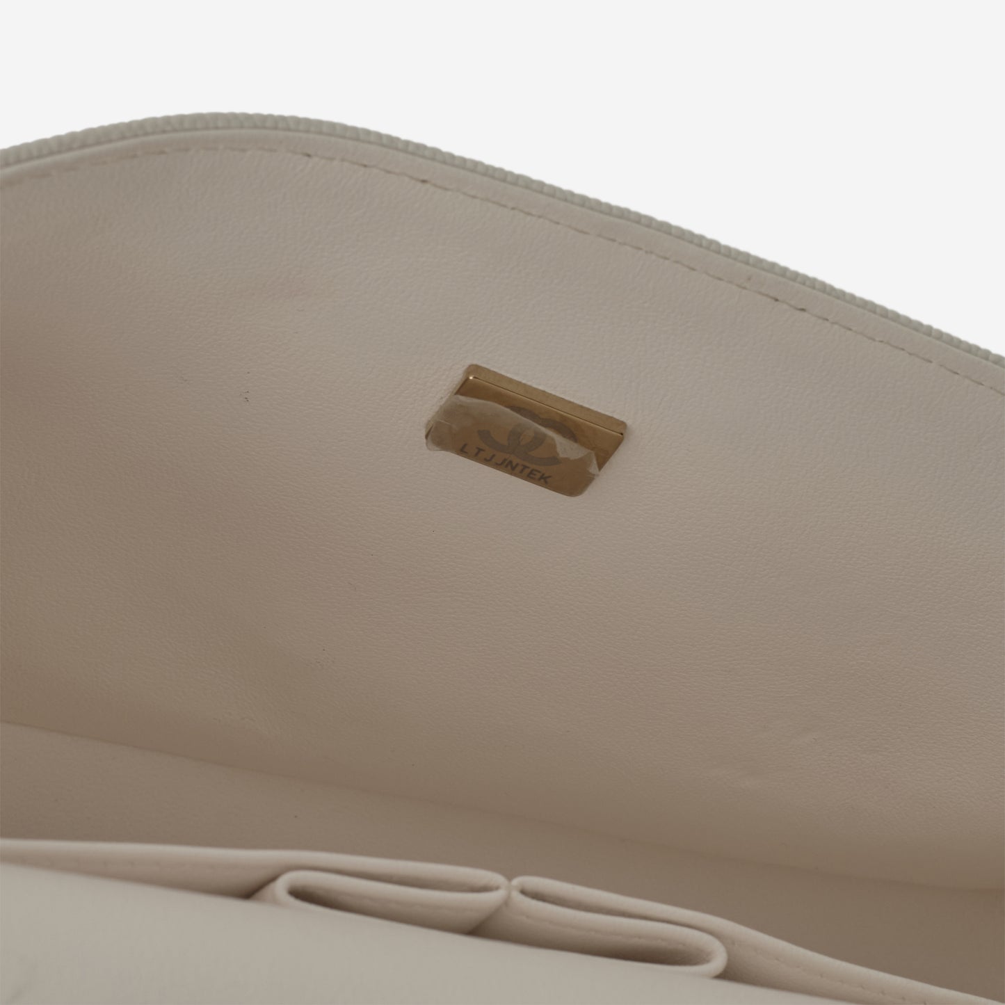 Chanel Medium Classic Flap - Off White Caviar | Champagne Gold Hardware - Bagista