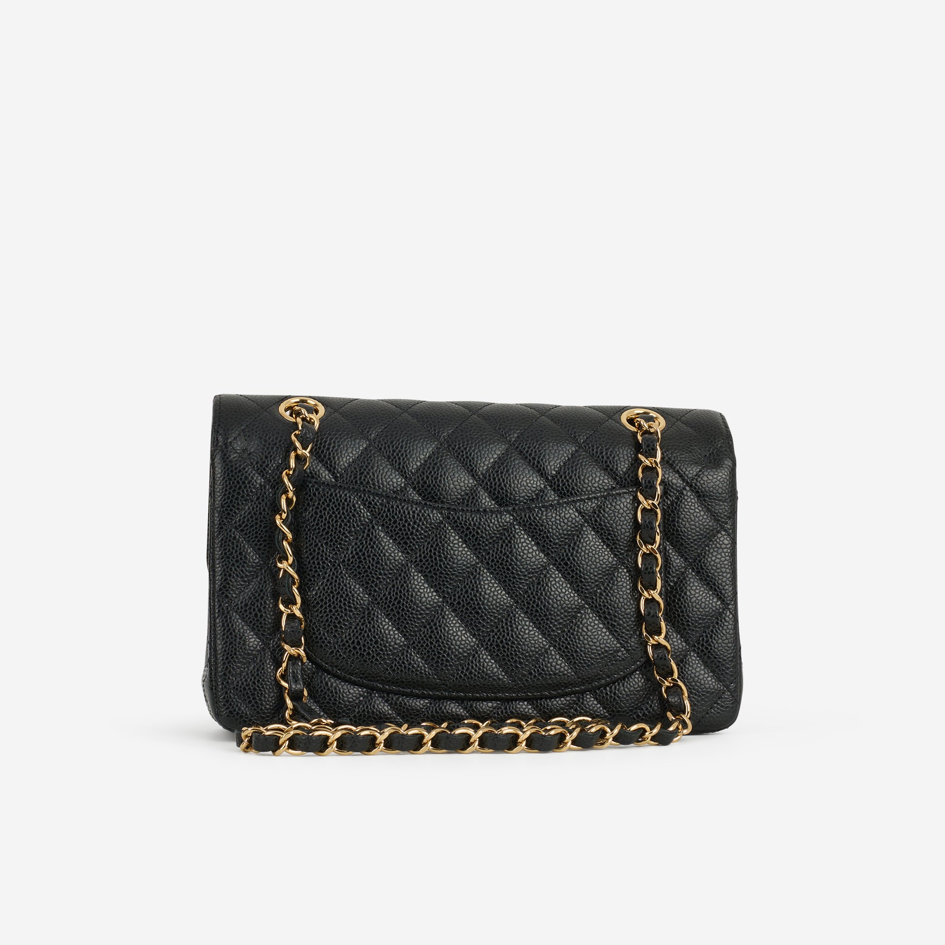 Chanel Small Classic Flap - Black Caviar | Gold Hardware - Bagista