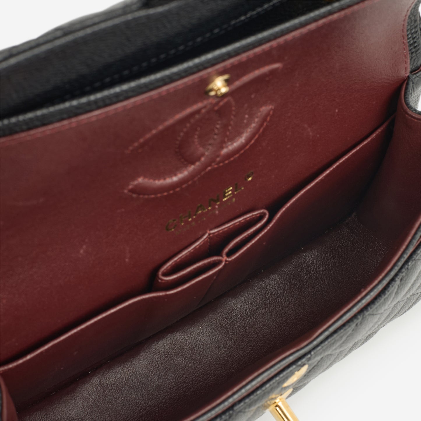 Chanel Small Classic Flap - Black Caviar | Gold Hardware - Bagista
