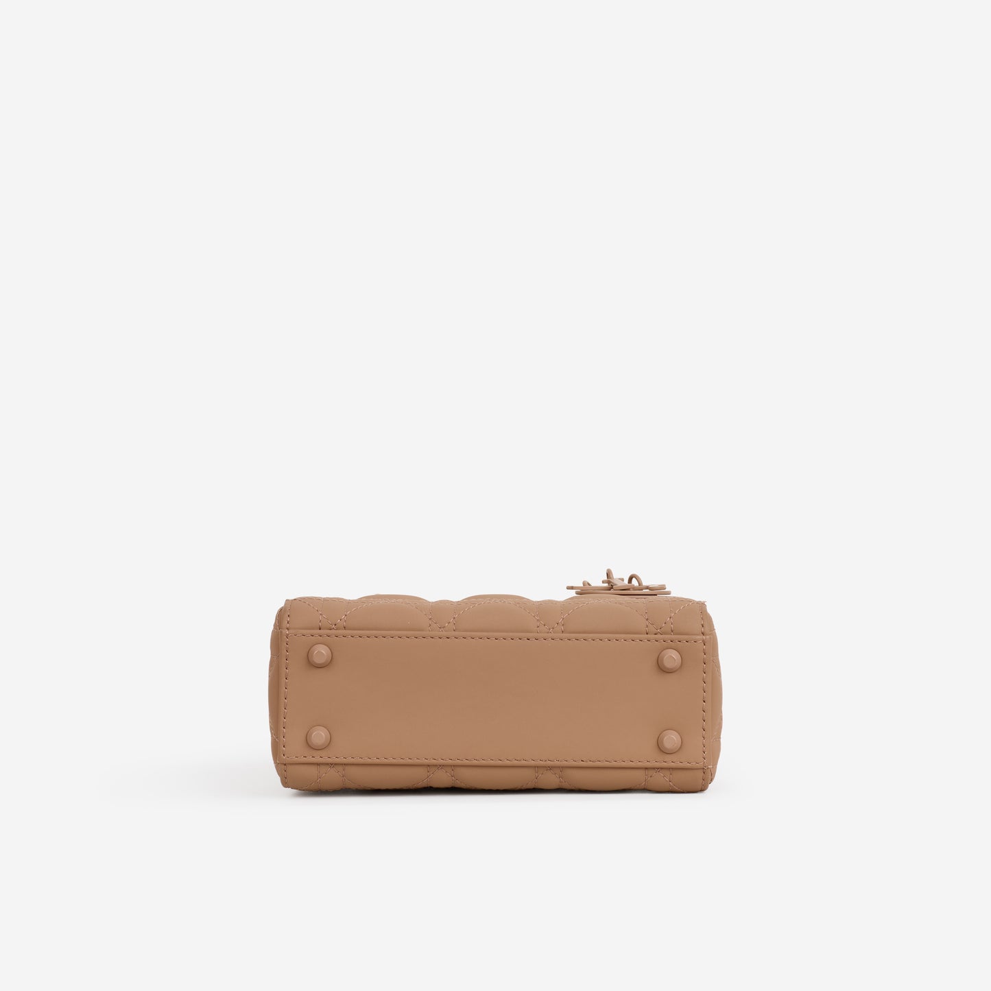 Dior Mini Lady Dior - Blush Ultramatte Cannage | Tonal Hardware - Bagista