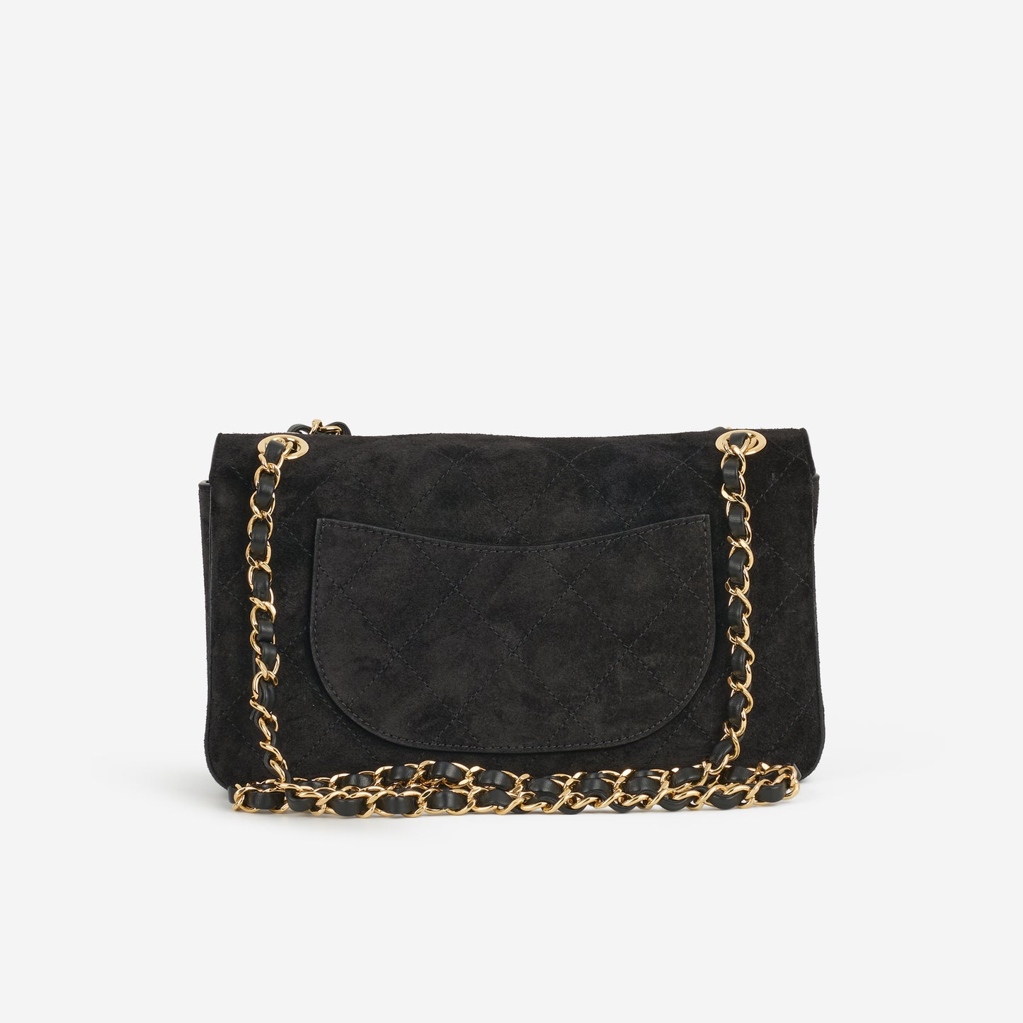 Chanel SS26 Medium Flap - Black Suede | Gold Hardware - Bagista
