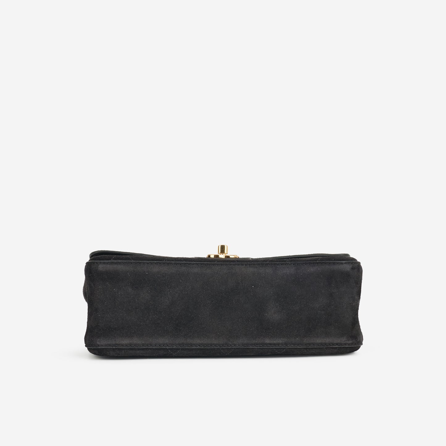 Chanel SS26 Medium Flap - Black Suede | Gold Hardware - Bagista