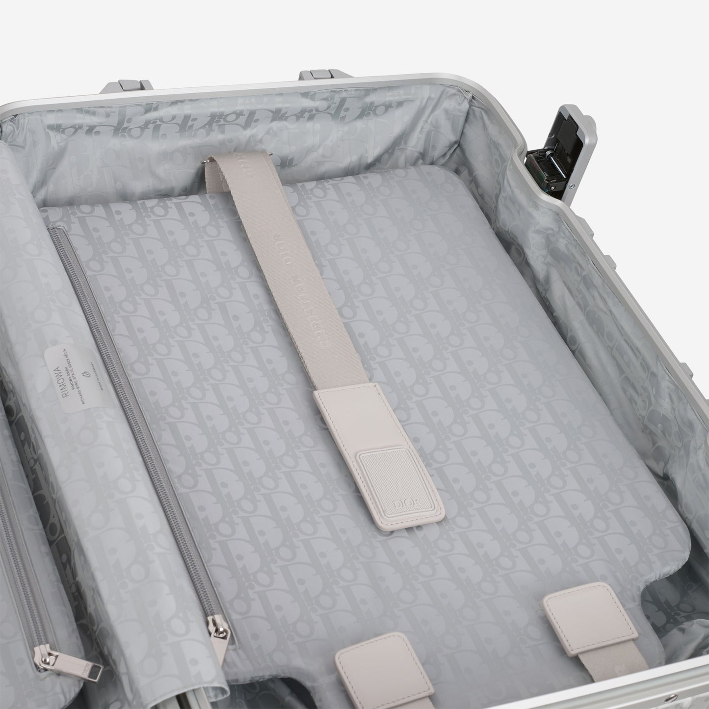 Dior x Rimowa Carry-On Suitcase - Dior Oblique Aluminium | Silver Hardware