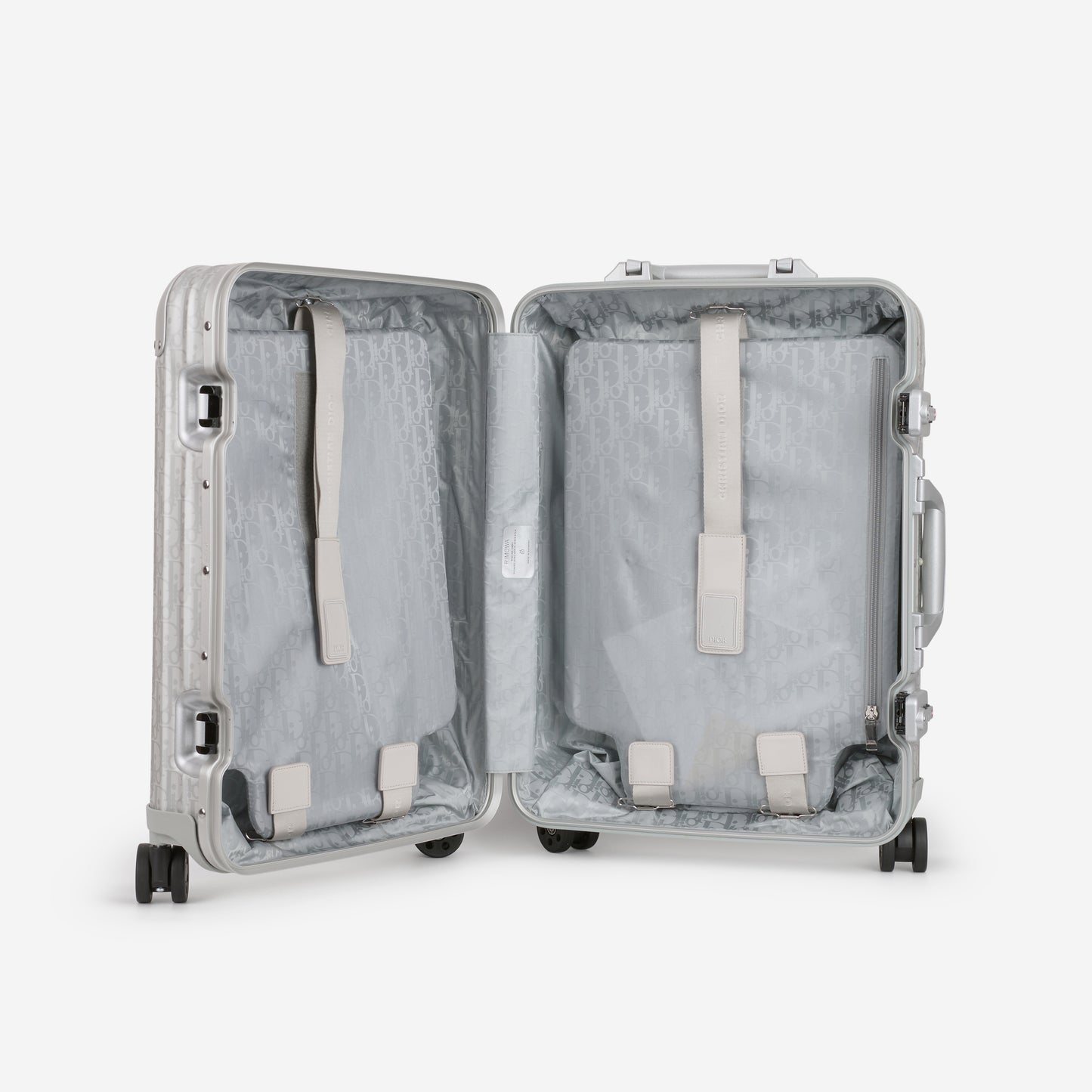 Dior x Rimowa Carry-On Suitcase - Dior Oblique Aluminium | Silver Hardware