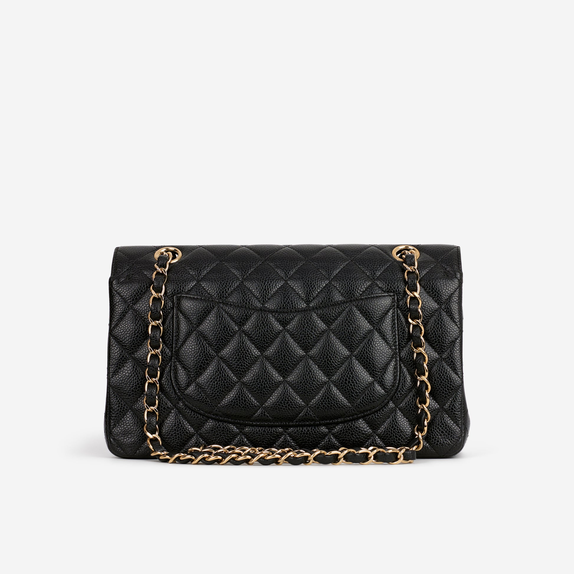 Chanel Classic Medium Flap Bag - Black Caviar | Gold Hardware - Bagista