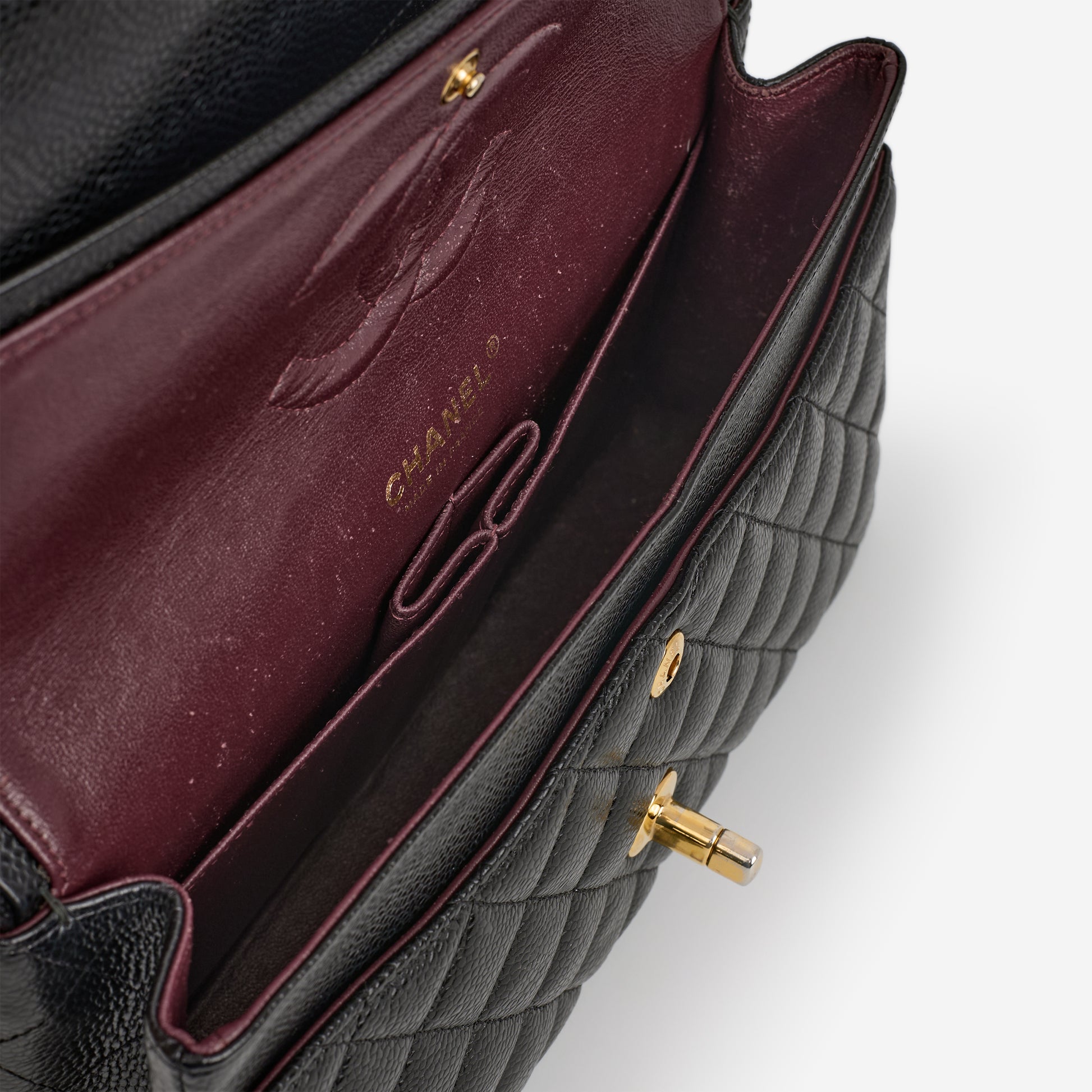 Chanel Classic Medium Flap Bag - Black Caviar | Gold Hardware - Bagista