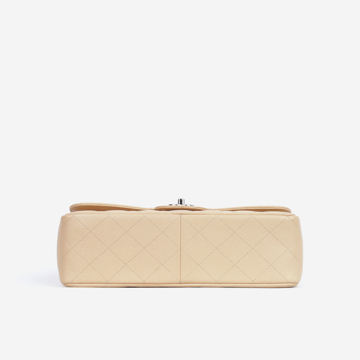 Chanel Jumbo Classic Flap - Beige Caviar | Silver Hardware