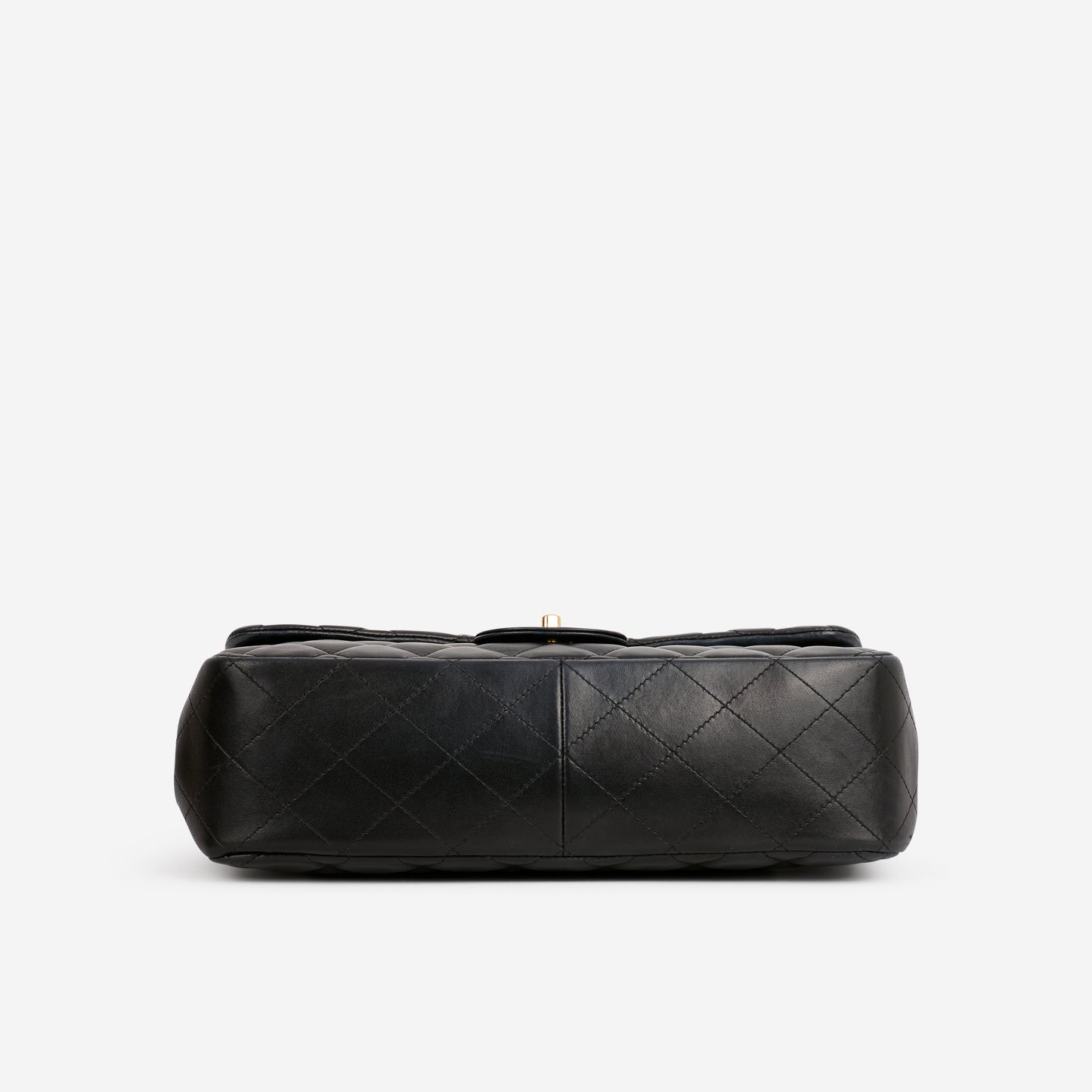 Chanel Single Flap Jumbo - Black Lambskin | Gold Hardware - Bagista